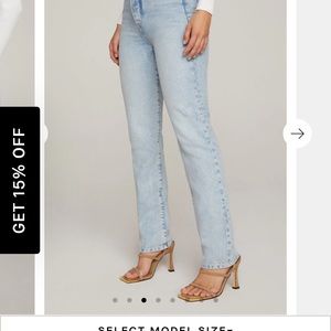 Good American Jeans Never Worn